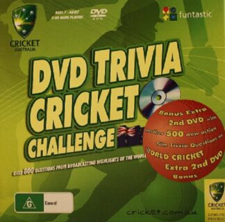 Cricket Australia DVD Challenge Board Game - Used