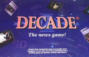 Decade The News Board Game - New