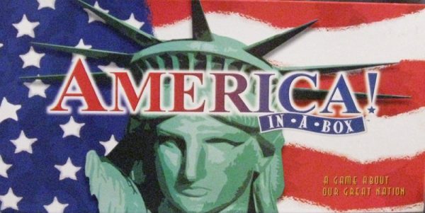 America In A Box Board Game - Used
