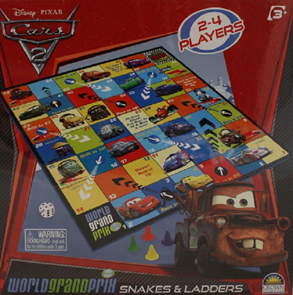 Disney Pixar Cars 2 Jogo De Tabuleiro Grand Prix Os carros então