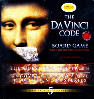 The Da Vinci Code (The Quest For The Truth) Board Game Collectors Tin Edition - New