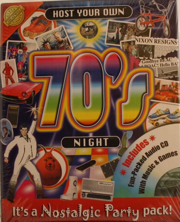 Host Your Own 70’s Night Dinner Party Game - New