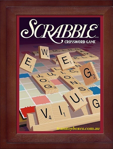 Scrabble Vintage Board Game Bookshelf Edition - New