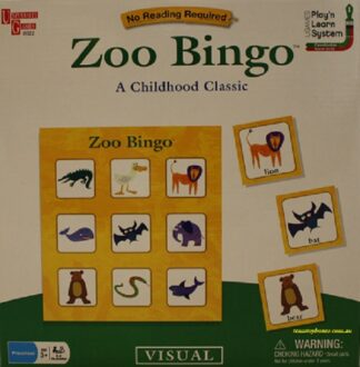 Zoo Bingo Board Game - New
