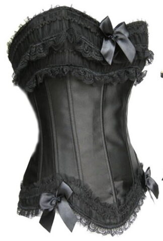 Black Lace Up Corset
