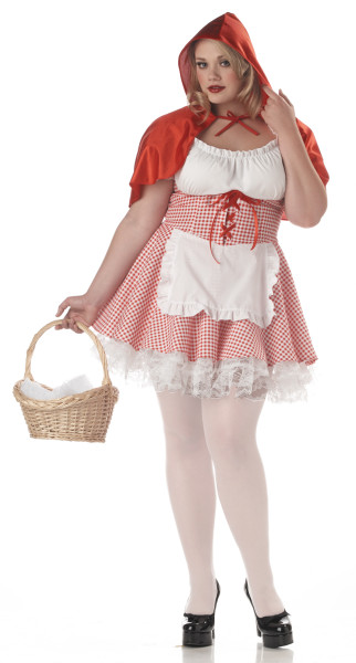 Miss Red Riding Hood Costume Plus Size