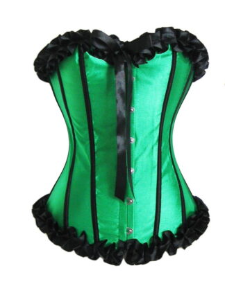 Green Strapless Corset