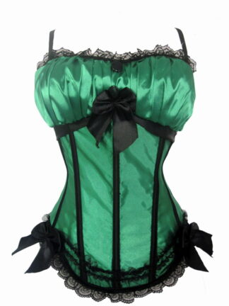 Green 3 Bow Corset
