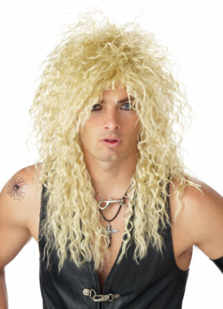 80's Headbanger Blonde Wig