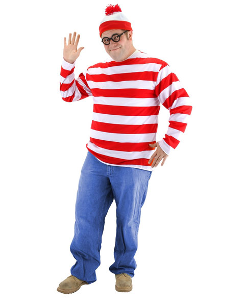 Mens Wheres Waldo Costume – Team Toyboxes