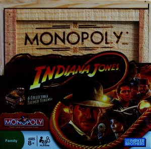 Monopoly Indiana Jones Board Game Wooden Box Edition