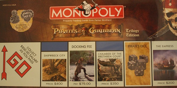 Monopoly Pirates Of The Caribbean Trilogy Edition Board Game
