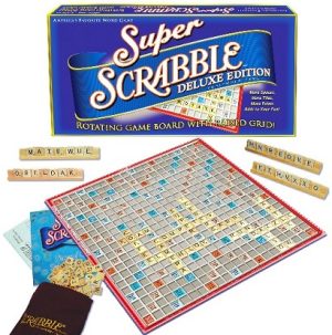 Super Scrabble Deluxe Edition Board Game