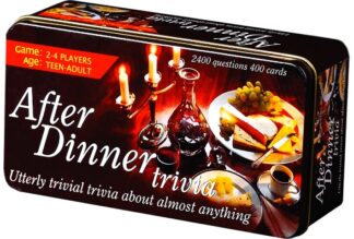 After Dinner Trivia Cards in Tin Box - New