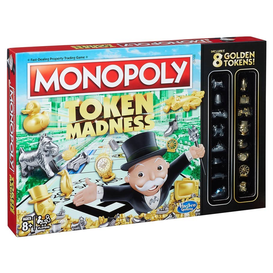 Monopoly Token Madness Board Game - New