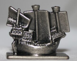 PARTS ONLY - Scene It Board Game "Harry Potter" 2nd Edition - (1) Metal Ship Token Only