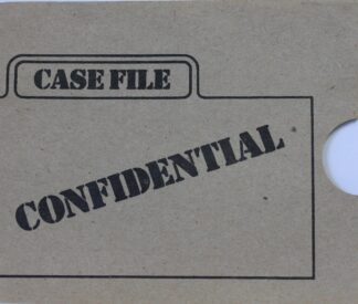 PARTS ONLY - Cluedo Board Game 1986 Version - (1) Confidential Case File Envelope Only
