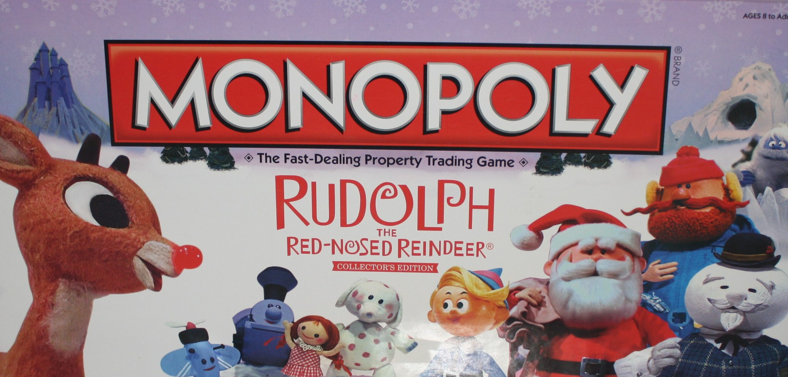Monopoly Board Game - Rudolph The Red Nosed Reindeer Collectors Edition