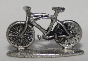 PARTS ONLY -Monopoly Surfing Board Game Collectors Edition - Beach Cruiser Bicycle Token