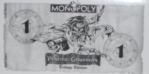 PARTS ONLY - Monopoly Pirates Of The Caribbean Trilogy Edition Board Game - Custom Money Pack