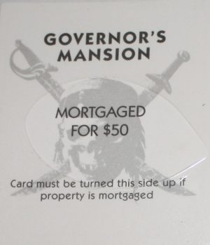 PARTS ONLY - Monopoly Pirates Of The Caribbean Trilogy Edition Board Game - (1) Pack Custom Title Deed Cards Only