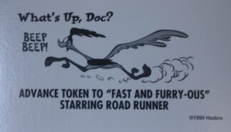PARTS ONLY - Monopoly Looney Tunes - #10 What's Up Doc Card Only