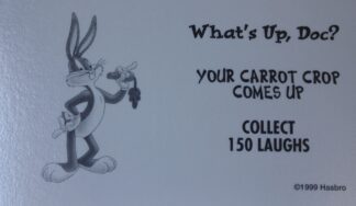 PARTS ONLY - Monopoly Looney Tunes - #13 What's Up Doc Card Only