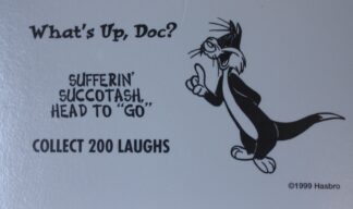 PARTS ONLY - Monopoly Looney Tunes - #12 What's Up Doc Card Only