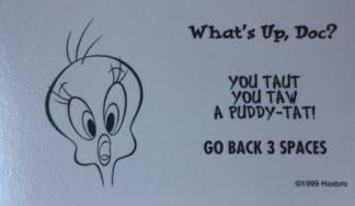 PARTS ONLY - Monopoly Looney Tunes - #7 What's Up Doc Card Only