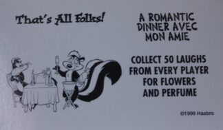 PARTS ONLY - Monopoly Looney Tunes - #3 That's All Folks Card Only