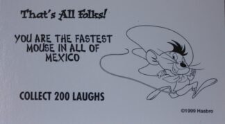 PARTS ONLY - Monopoly Looney Tunes - #6 That's All Folks Card Only