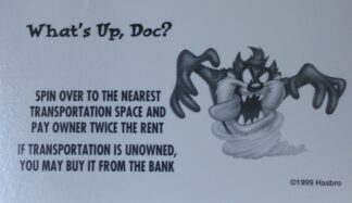 PARTS ONLY - Monopoly Looney Tunes - #15 What's Up Doc Card Only