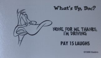PARTS ONLY - Monopoly Looney Tunes - #4 What's Up Doc Card Only