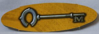 PARTS ONLY -The 39 Clues Board Game - Yellow Key Token
