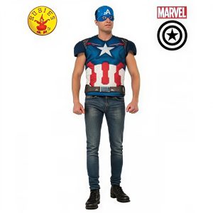 Captain America Muscle Chest T-Shirt