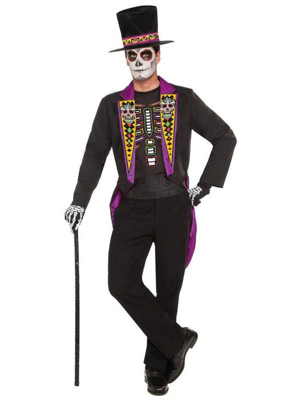 Day of the Dead Formal Mens Costume