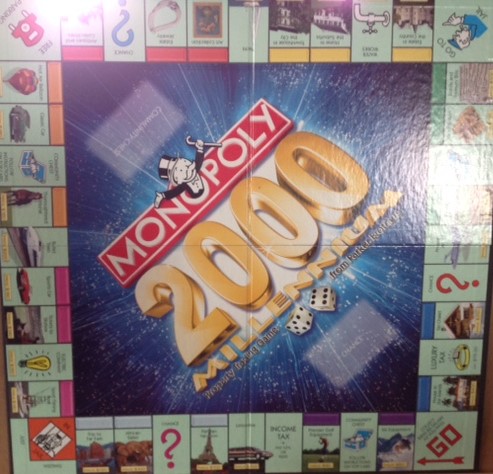PARTS ONLY - Monopoly 2000 Millennium Board Game - (1) Gameboard Only