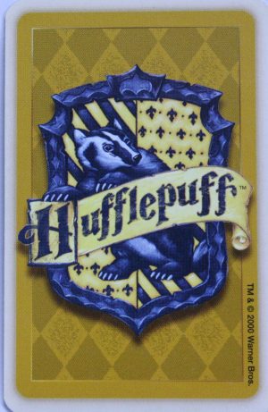 PARTS ONLY - Harry Potter and the Philosopher's Stone Trivia Game - (1) Hufflepuff House/Legend Card Only
