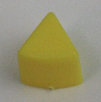 PARTS ONLY -Trivial Pursuit DVD Popular Culture Edition Board Game - 6 Yellow Scoring Wedges