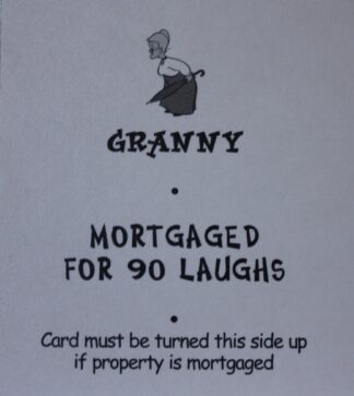 PARTS ONLY - Monopoly Looney Tunes - " Tweety's S.O.S. - Granny" Title Card Only