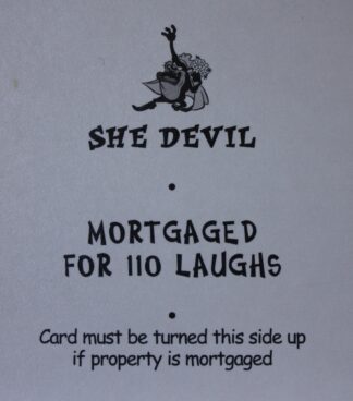 PARTS ONLY - Monopoly Looney Tunes - "Devil May Hare - She Devil" Title Card Only