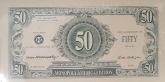 PARTS ONLY -The America Monopoly Special Edition Board Game - Pack Custom Monopoly Money