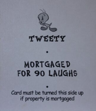 PARTS ONLY - Monopoly Looney Tunes - " Tweety's S.O.S. - Tweety" Title Card Only