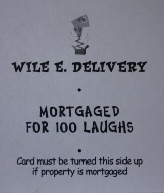 PARTS ONLY - Monopoly Looney Tunes - "Wile E. Delivery" Title Card Only