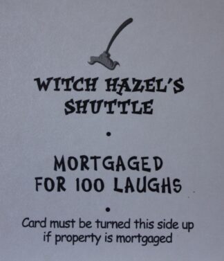 PARTS ONLY - Monopoly Looney Tunes - "Witch Hazel's Shuttle" Title Card Only