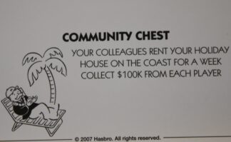 PARTS ONLY - Monopoly The Australian Here and Now Edition Board Game - #2 Community Chest Card Only