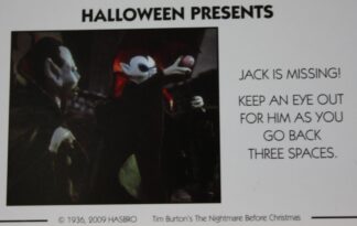 PARTS ONLY - Monopoly Tim Burton's The Nightmare Before Christmas Board Game - #1 Halloween Presents Card