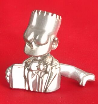 PARTS ONLY - Cluedo The Simpsons Board Game - (1) Bart Simpson Pewter Suspect Token Only