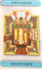 PARTS ONLY - Cluedo The Simpsons Board Game - Burns Manor Room Card