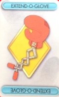 PARTS ONLY - Cluedo The Simpsons Board Game - (1) Extend-O-Glove Weapons Card Only
